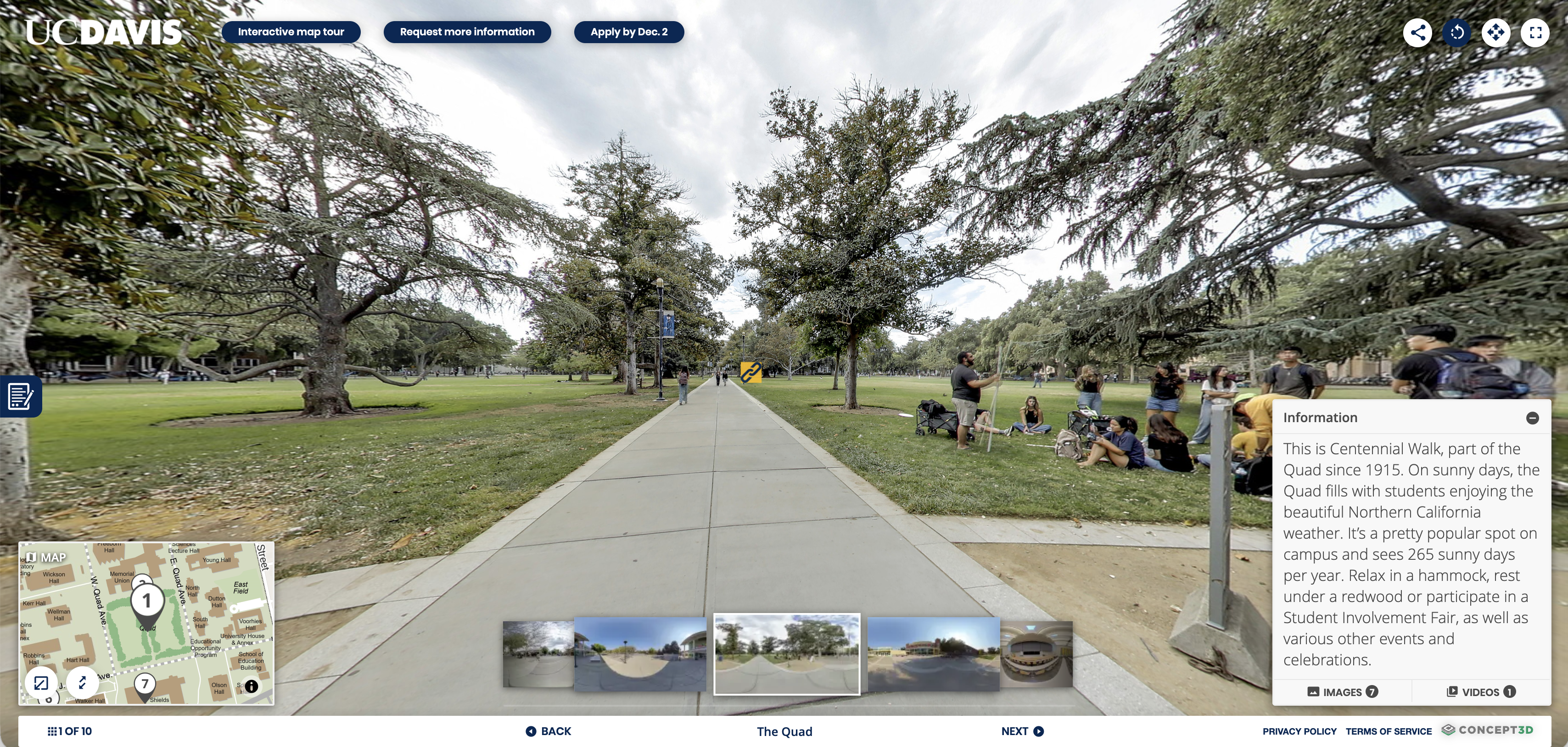 Concept3D app screenshot