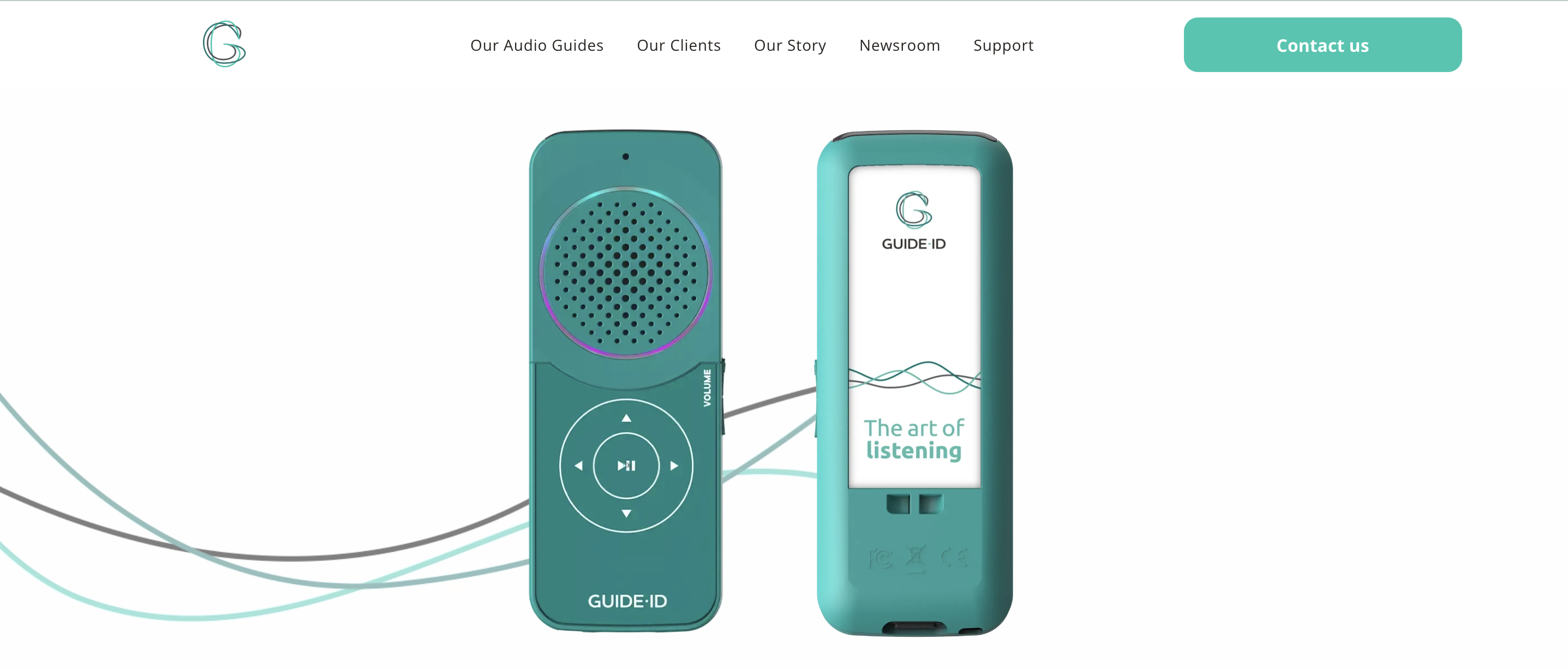 Screenshot of Guide ID product page