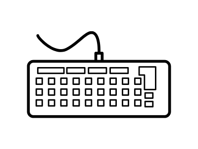 Illustration of a keyboard