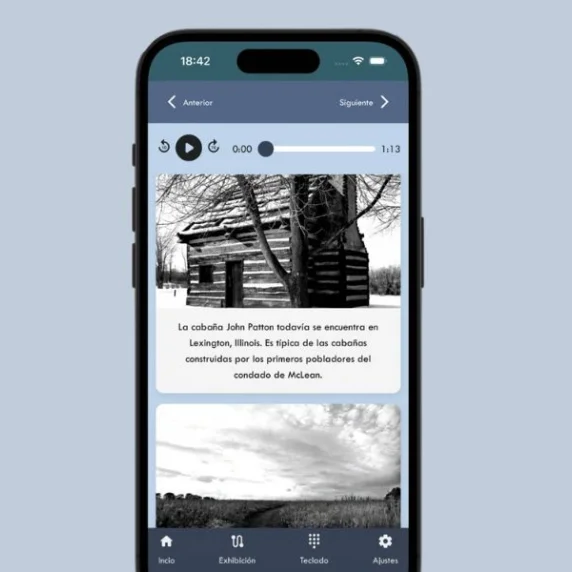 Screenshot of a branded Tourient app