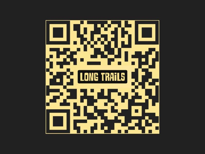 Branded QR code example